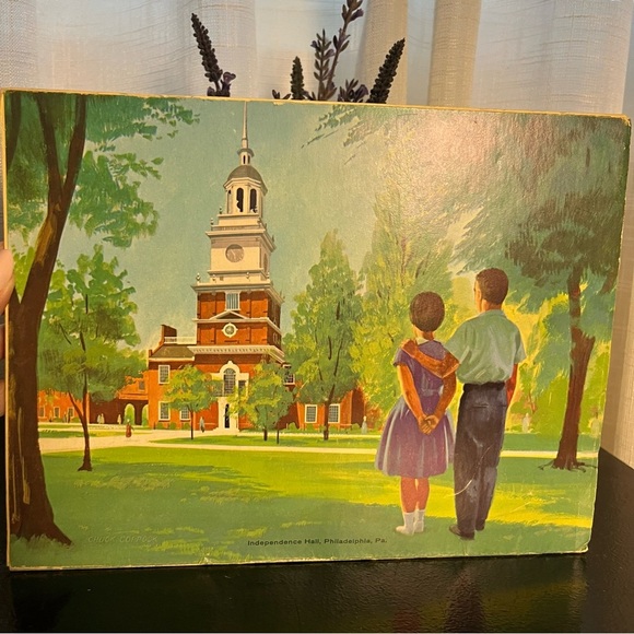 Vintage 1962 Wagner Living America The Declaration of Independence pop-up book - Picture 5 of 8